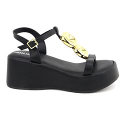 SANDÁLIA VALENTINA PRETA - 1036 - ARDRÔ