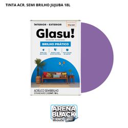 TINTA ACRÍLICA SEMI BRILHO JUJUBA 18L GLASU! - Arena Tintas