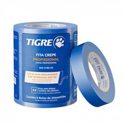 FITA CREPE AZUL ANTI-UV 24MMx50M - Arena Tintas