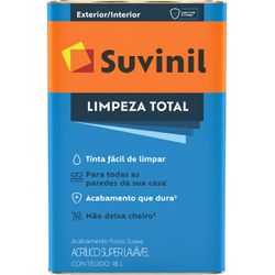 Tinta Acrílica Limpeza Total Branco Neve 18L - Arena Tintas