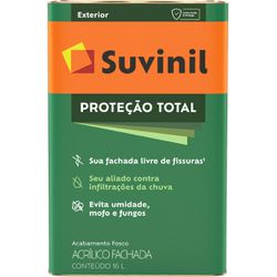 Tinta Acrílica Fosco Proteção Total Branco Neve 18... - Arena Tintas
