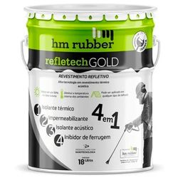 REFLETECH GOLD BRANCO HM RUBBER 18L REDUÇÃO TÉRMIC... - Arena Tintas