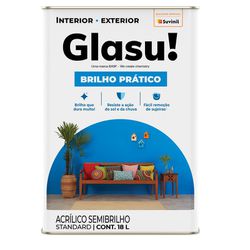 TINTA ACRÍLICA SEMI BRILHO TERNO CINZA 18L GLASU! - Arena Tintas