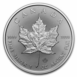 [PRÉ-VENDA] - Canadian Silver Maple Leaf 1 oz 2024 - Argentum Hedge
