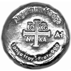 Pingo de Prata - 1 ozt - Argentum Hedge - Ag 999 - Argentum Hedge