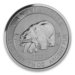 Moeda de Prata Silver Canadian Polar Bear 2016 1.5 - Argentum Hedge
