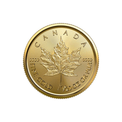 Moeda de Ouro - Canada 2023 - Maple Leaf Au999.9 1/20 oz BU - Argentum Hedge