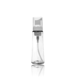 Frasco mousse cristal c/ válvula espumadora - 100ml - Aroma Acessórios