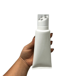 Bisnaga branca com tampa roller - 200ml - Aroma Acessórios