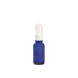 Frasco De Vidro Azul Spray 20ml - Branca - Aroma Acessórios