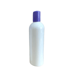 Frasco pet branco com tampa lilás de 365ml - rosca 24 - Aroma Acessórios
