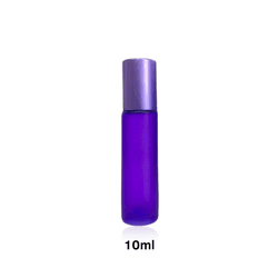 Frasco De Vidro Roll-on Grosso 10ml Kit c/3 - Lilás - Aroma Acessórios