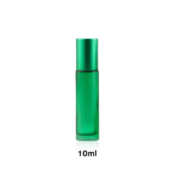 Frasco De Vidro Roll-on Grosso 10ml Kit c/3 - Verde - Aroma Acessórios