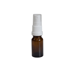 Frasco De Vidro Âmbar Spray 10ml Kit c/5 - Branca - Aroma Acessórios