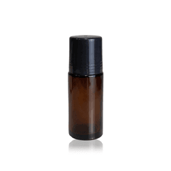 Frasco de Vidro Âmbar Roll-on Desodorante 50ml - Aroma Acessórios