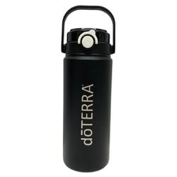 Garrafa térmica dōTERRA 1,2L Preta - Aroma Acessórios