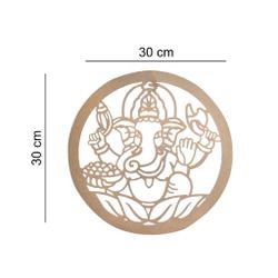 Mandala Ganesha MDF CRU - MDF 1856 - Artesanato & CO.