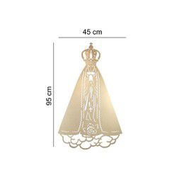 Nossa Senhora MDF Crú - 1130 - Artesanato & CO.