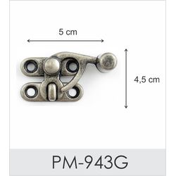 2 unidades Fecho Grande - PM-943G - Artesanato & CO.