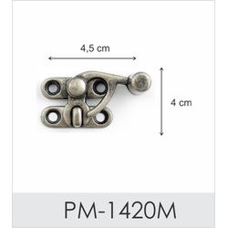 4 unidades Fecho Médio - PM-1420 - Artesanato & CO.