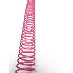 ESPIRAL DE AÇO ROSA CHICLETE 1 ½ ” ( 38,1 MM) – 1 ... - ARTESANA CARTONAGEM