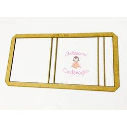 GABARITO PARA NOTE PAD - 1 UNIDADE - AC EN 732 - ARTESANA CARTONAGEM