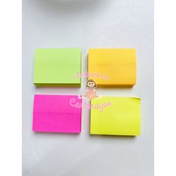 POST IT ( BLOCO ADESIVO) COLORIDO 38 X 50 MM - 4 U... - ARTESANA CARTONAGEM