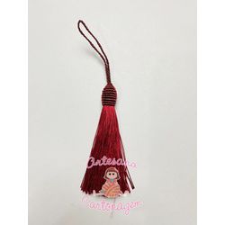 TASSEL CARMIM COM TULIPA - - AC EN 978 - ARTESANA CARTONAGEM