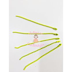 CORRENTE DE BOLINHA AMARELA NEON- 5 UNIDADES - AC ... - ARTESANA CARTONAGEM