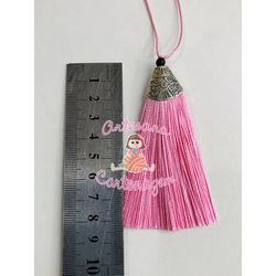 TASSEL INDIANO ROSA- 1 UNIDADE - AC EN 312 - ARTESANA CARTONAGEM