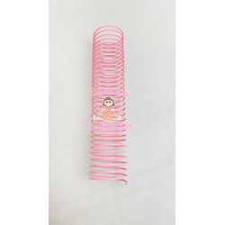 ESPIRAL DE AÇO ROSA BEBE 1” ( 25,4mm) – 1 UNIDADE ... - ARTESANA CARTONAGEM