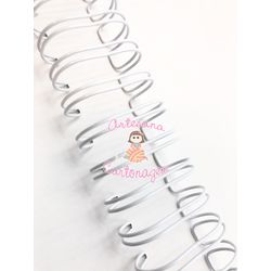 WIRE-O 2X1 BRANCO 1 1/4 - AC EN 075 - ARTESANA CARTONAGEM