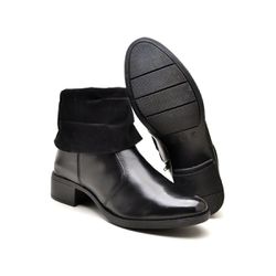 Bota Feminina Polaina Em Couro Legítimo Preto - RE... - ARTEZANNI