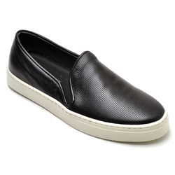 Tenis Feminino Easy em Couro Legitimo Preto - 2604... - ARTEZANNI