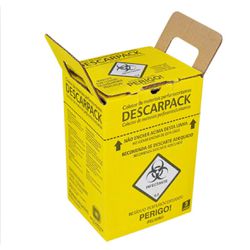 CAIXA PERFURO CORTANTE DESCARPAK 3L - Art Hands Supply - Os melhores equipamentos para tatuadores