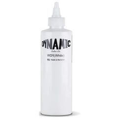 TINTA DYNAMIC WHITE 240ML - Art Hands Supply - Os melhores equipamentos para tatuadores