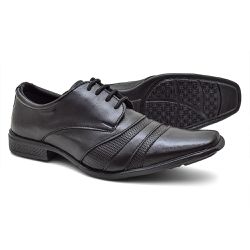 Sapato Masculino Italiano Executivo Oxford Preto F... - Art Sapatos ®