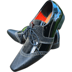 Sapato Masculino Italiano em Couro Preto Rizarz- R... - Art Sapatos ®