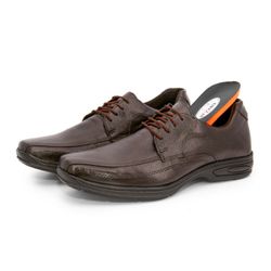 Sapato Masculino Italiano Executivo em Couro Café ... - Art Sapatos ®