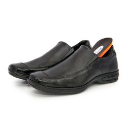 Sapato Masculino Italiano Executivo em Couro Preto... - Art Sapatos ®