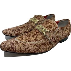 Sapato Masculino Em Pelo Exótico Urso Selvagem Ref... - Art Sapatos ®