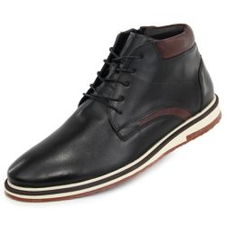 Sapatênis Masculino Polo City Preto Ref: 145P - 0... - Art Sapatos ®