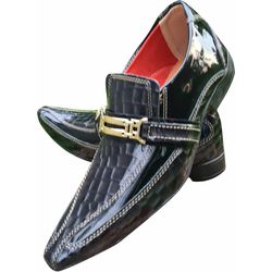 Sapato Masculino Italiano em Couro Social Executiv... - Art Sapatos ®