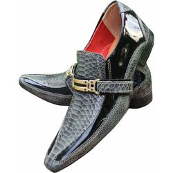 Sapato Masculino Italiano em Couro Social Executiv... - Art Sapatos ®