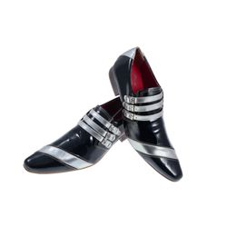 Sapato Masculino Italiano Em Couro Huxley Prata Re... - Art Sapatos ®