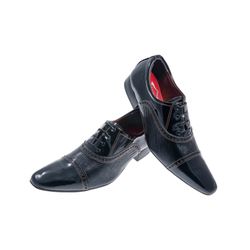 Sapato Masculino Italiano Em Couro Telles Preto Re... - Art Sapatos ®