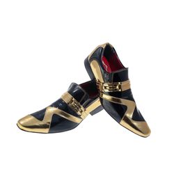 Sapato Masculino Italiano Em Couro Kant Dourado Re... - Art Sapatos ®