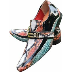 Sapato Masculino Italiano em Couro Social Executiv... - Art Sapatos ®
