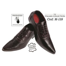 Sapato Masculino Italiano Em Couro Marrom Trice Re... - Art Sapatos ®