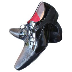 Sapato Masculino Italiano Em Couro Evernizado Oxfo... - Art Sapatos ®